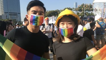 The annual pride parade in Hong Kong.