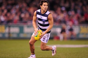 Mathew Stokes during his playing days with the Cats.