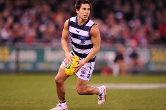 Mathew Stokes during his playing days with the Cats.