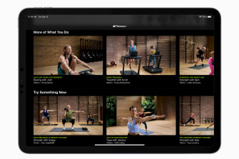 Workouts are offered in different lengths, intensities and formats.