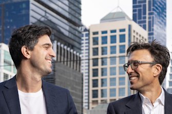 Afterpay founders Nick Molnar and Anthony Eisen.
