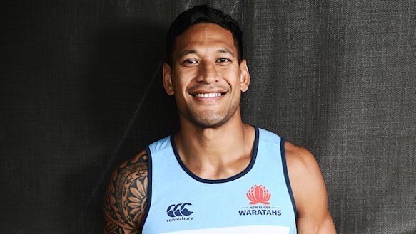 Religious: Israel Folau said on Instagram this week that God's plan for gay people was 'hell'. 
