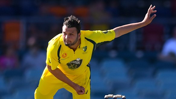 Usman Qadir in action.