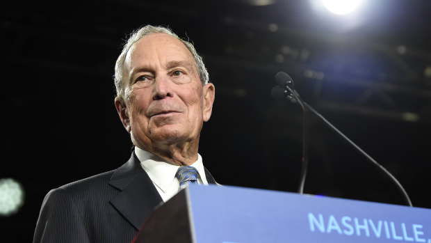 Democratic presidential candidate Michael Bloomberg.