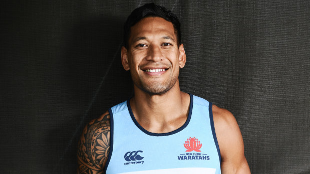 Religious: Israel Folau said on Instagram this week that God's plan for gay people was 'hell'. 