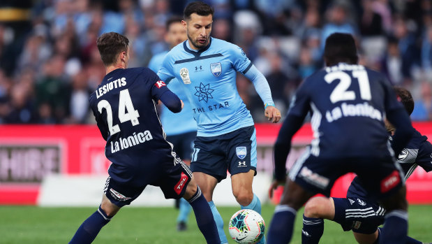 Kosta Barbarouses starred in his first match against his former side Melbourne Victory.