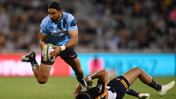 Slim pickings: Departing winger Curtis Rona is  top try scorer for the Waratahs this season on six tries. 