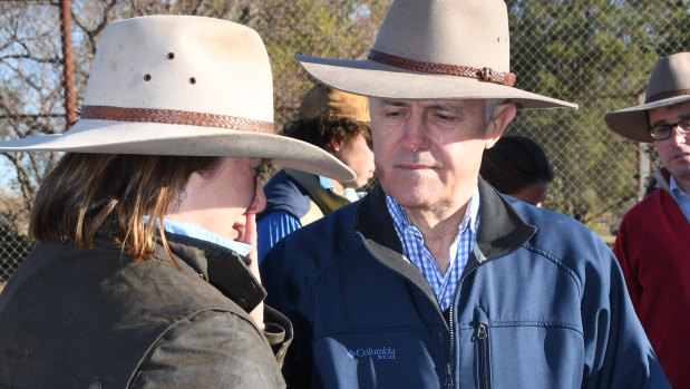 The Prime Minister in country NSW at the weekend.