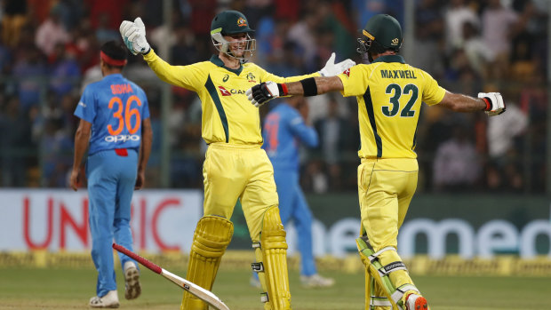 Finally: The moment Australia's long series drought in the short forms of the game ended.