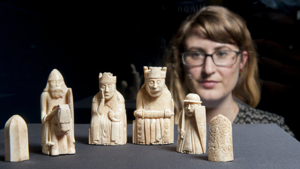 The famous Lewis chessmen were probably carved from the tusks of Greenland walruses.