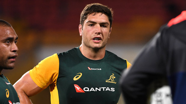 Rob Simmons had to make a mad dash to the airport to get to Brisbane for the Wallabies clash with South Africa.