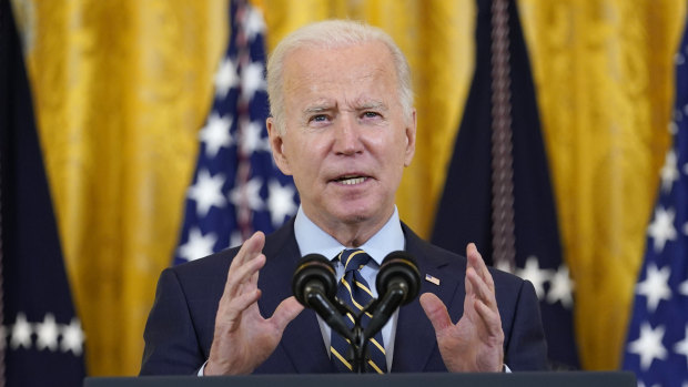 President Joe Biden will host 110 nations for a vitual “summit for democracy”.