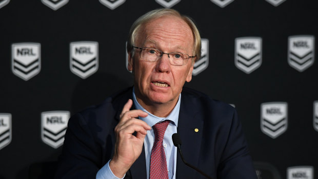 On his way: Australian Rugby League Commission chairman Peter Beattie has announced he will step down in February.