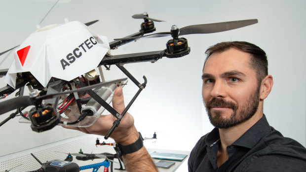 QUT's Dr Aaron Mcfadyen is leading the development of a real-time automatic approval system for drone flights in built-up areas.