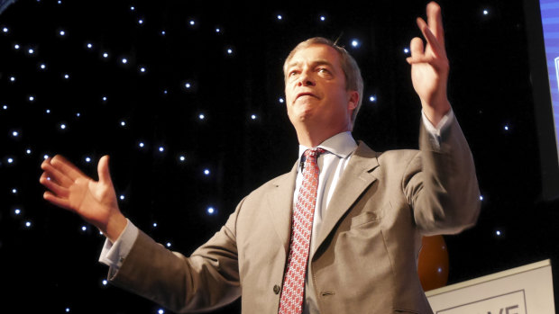 The EU was run by a "bunch of gangsters", Farage said.
