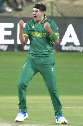 Combative seamer Gerald Coetzee took advantage of the work of South Africa's spinners to claim four wickets.