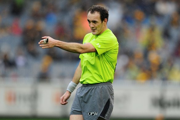Former AFL umpire Troy Pannelll in 2012.