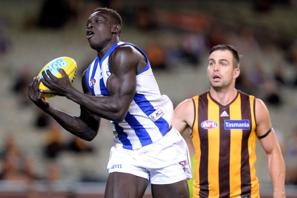 The Kangaroos nurtured the game’s 
first South Sudanese player, Majak Daw.
