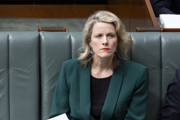 Home Affairs Minister Clare O’Neil, who on Monday unveiled the federal government’s strategy to bring down migrant numbers.