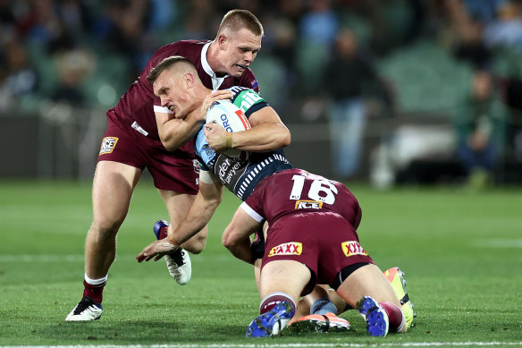 Seven is keen to snatch the rights to the NRL State of Origin.