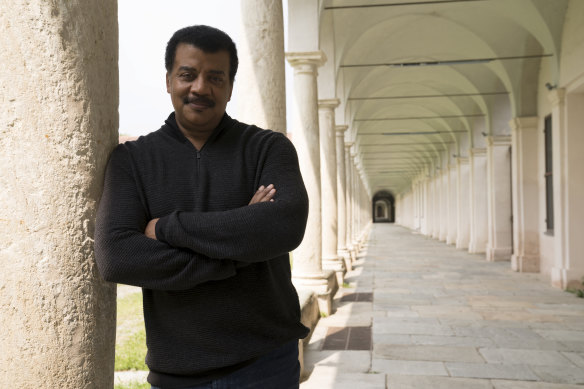 Neil deGrasse Tyson in his 2020 doco <i>Cosmos: Possible Worlds</i>.