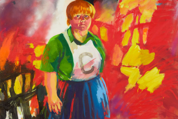 Archibald Prize 2020 finalist:
Wendy Sharpe's
'Magda Szubanski – comedy and tragedy'. 