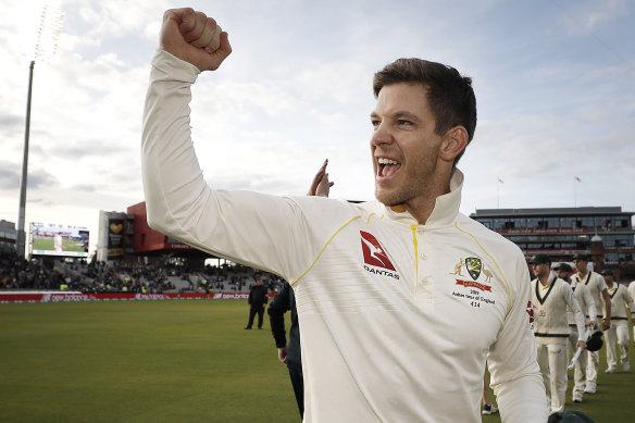 Tim Paine as seen in The Test, an eight-part documentary series about the Australian men's cricket team.