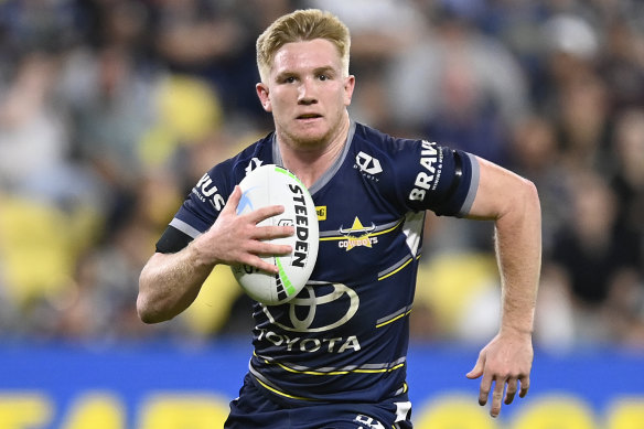 Tom Dearden ruptured a testicle in Friday’s clash.