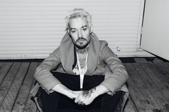 Daniel Johns, former frontman of Silverchair, who is suing the Sunday Telegraph for defamation. 