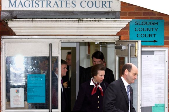 La principessa Anna ha avuto un paio di scontri con la legge.