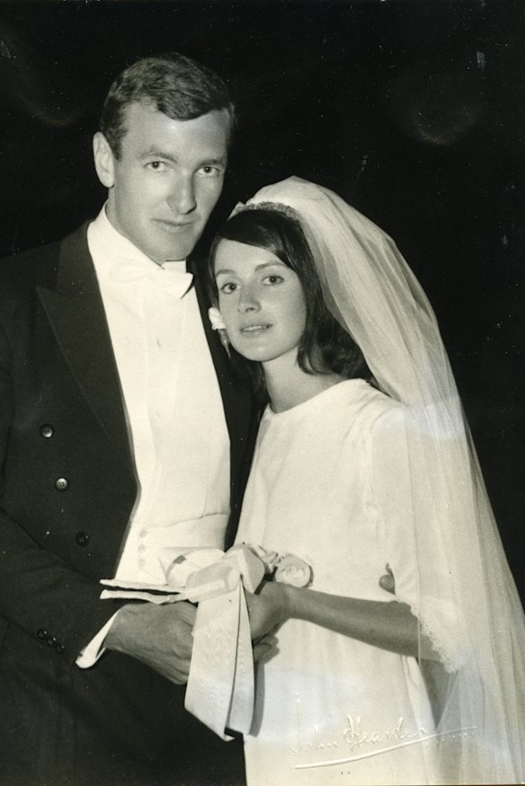 The couple’s wedding day in 1964.