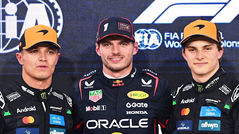 Piastri only third as Verstappen takes pole in Abu Dhabi GP finale