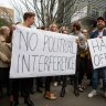 ABC staff walkout of the Ultimo office over ABC chairman Justin Milne email letter to former managing director Michelle Guthrie telling her to sack senior ABC reporter Emma Alberici. 