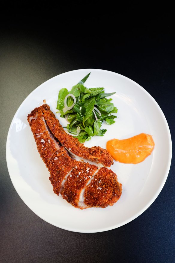 Pork cotoletta.