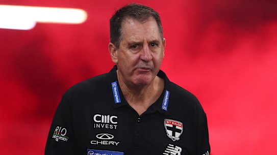El entrenador de los Saints, Ross Lyon.