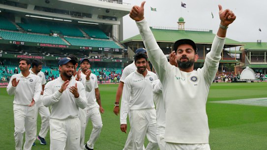 Virat Kohli's India defeated Australia during their last series here.