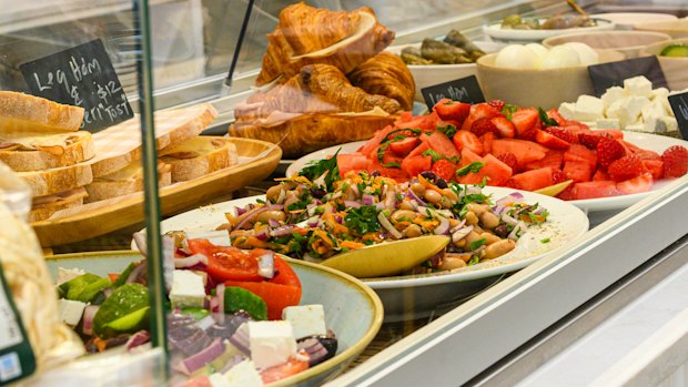 Plenty of lunch options to grab and go at Foti and Friends.