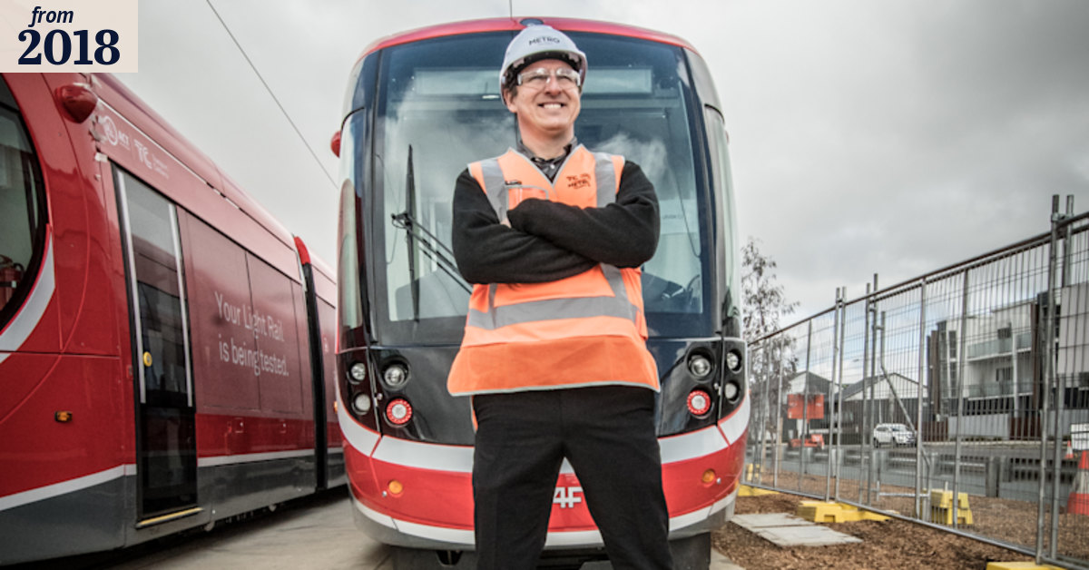 Driving light rail to give former teacher a new lease on life