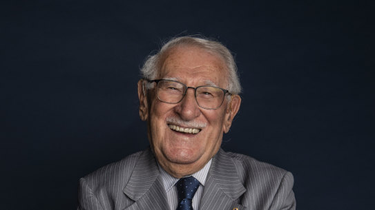 Eddie Jaku, 100-year-old author and Auschwitz survivor in Randwick.
