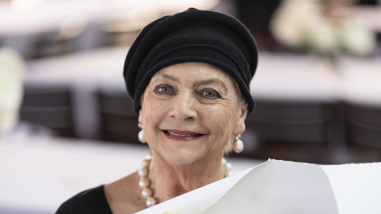 Australia’s first supermodel Maggie Tabberer in 2017.