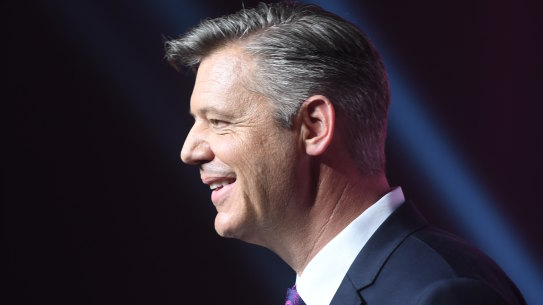 Seven West Media’s James Warburton will release the company’s financial results today.