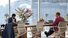 The open plan offices, with subtle sand hues, have a distinctly relaxed feel.