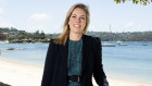 Jaimee Rogers, Liberal candidate for Warringah at Balmoral Beach.