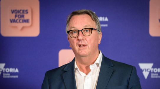 Victorian Health Minister Martin Foley.