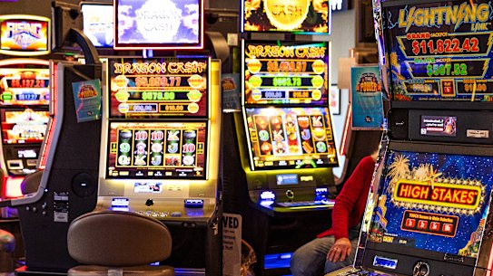Pokies are easier to find than ATMs, post boxes and public toilets.