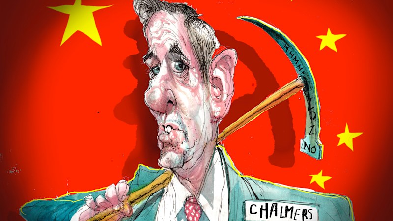 Don't look now, but the iron ore price has a scary message on China