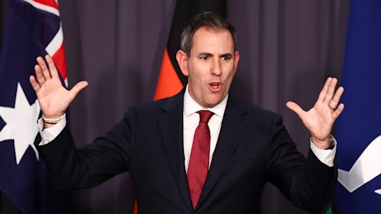 Jim Chalmers after the third and final day of the roundtable..