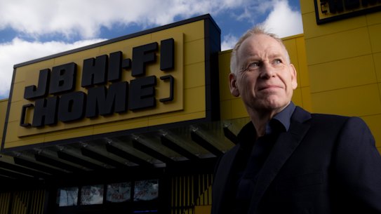Outgoing JB Hi-Fi boss Terry Smart.