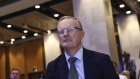 Reserve Bank of Australia Philip Lowe at the Australian Financial Review Business Summit 2021 ‘Team Australia Rebuilds’ held at the Hilton Hotel, Sydney on March 10, 2021. Photo: Dominic Lorrimer