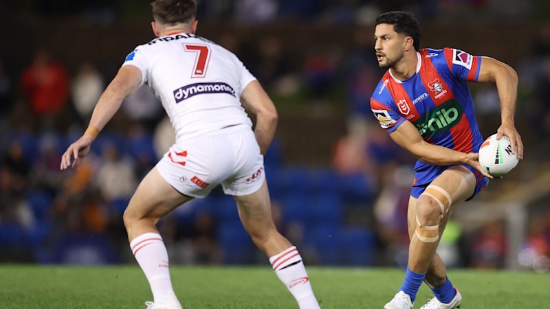 Penalties give Knights slim lead over Dragons after tight first half